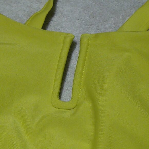 Kona Sol Women's One Piece Swimsuit Tummy Control U-Wire Lime Medium (8-10) - Picture 9 of 16